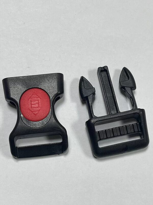 25mm Plastic  Side Release Buckles double lock Lock for pet collar  Bracelet anti escape harness clip center buckle