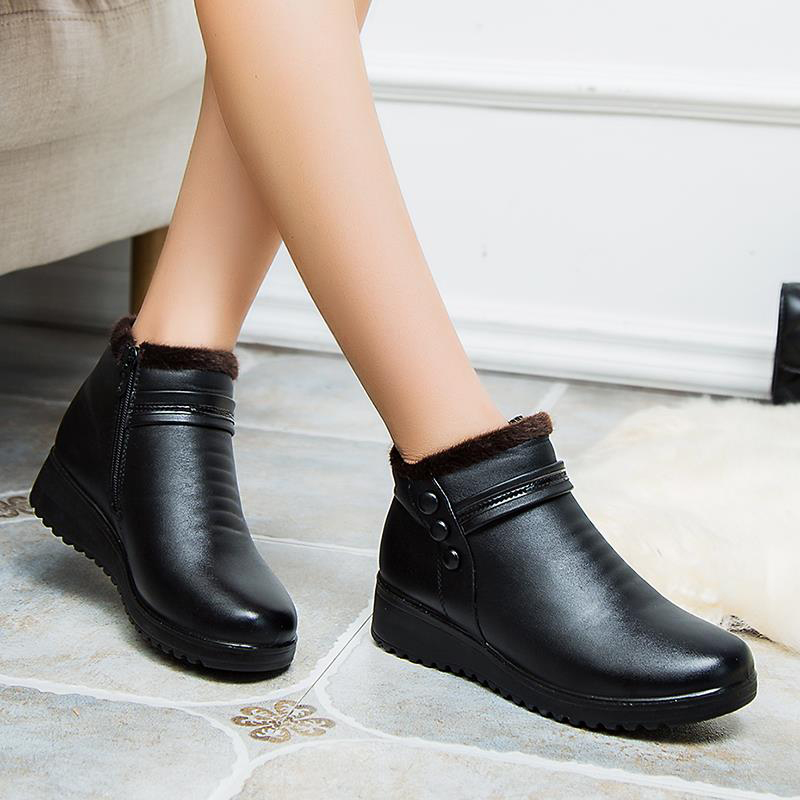 2022ใหม่รองเท้าผู้หญิงรองเท้าอุ่นรองเท้าซิปผู้หญิงรองเท้าผู้หญิง Plus ขนาดข้อเท้ารองเท้าแบน Botas Mujer ฤดูหนาวผู้หญิงรองเท้า