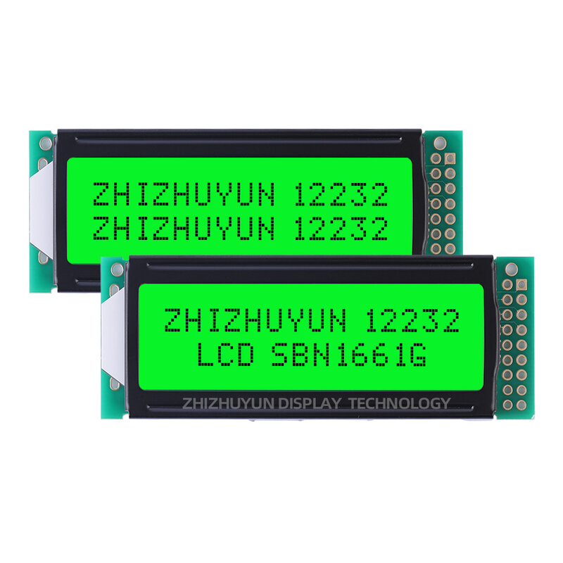Tela LCD com letras pretas, azul gelo, filme cinza, módulo 12232, 122x32, fornecimento estável de mercadorias, Lcd12232C-2