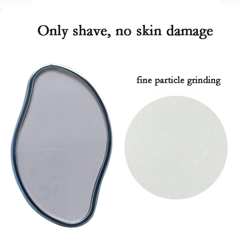 Remoção do cabelo de cristal físico indolor seguro depilador limpeza simples reutilizável corpo ferramenta de depósito de vidro de retenção ferramenta de beleza