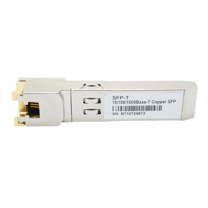 Gigabit RJ45 SFP modul 10/100/1000Mbps SFP tembaga RJ45 SFP Transceiver Gigabit saklar Ethernet