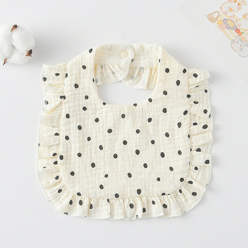 Cotton Soft Baby Print Bibs Custom Embroidered Name Infant Bib Newborn Burp Cloths Feeding Saliva Towel