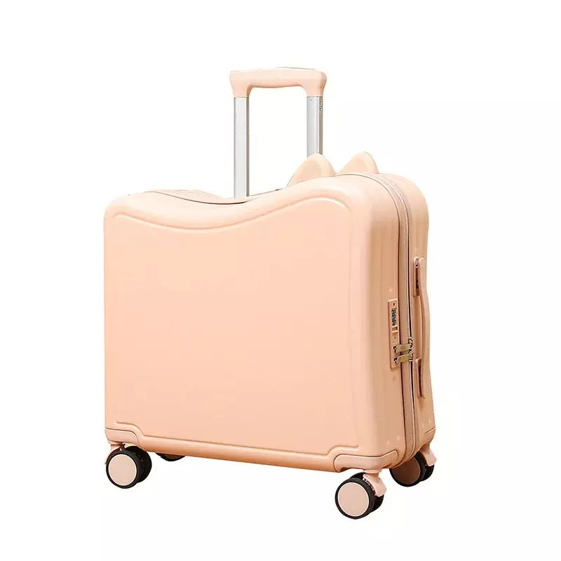 (009) tas jinjing 20 inci koper dengan roda kastor dan koper perjalanan diam
