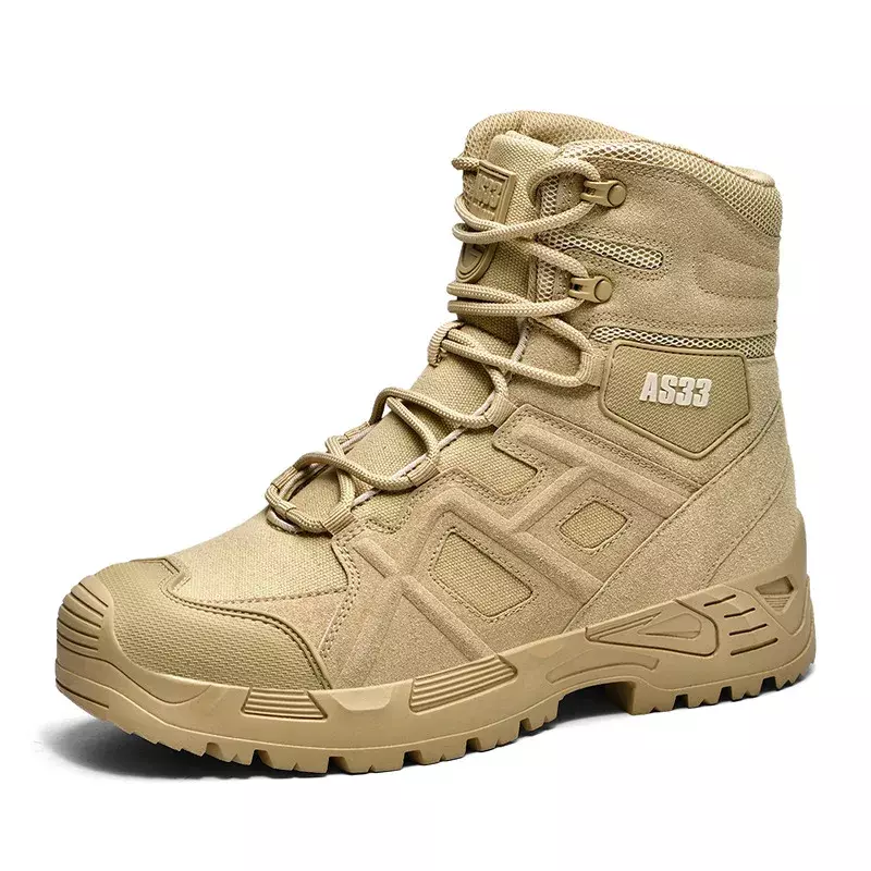 Botas militares de senderismo para hombre y mujer, zapatos tácticos de combate resistentes al desgaste, de talla grande, para exteriores, novedad