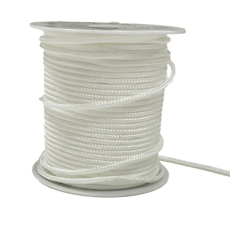 Ligne de tondeuse en nylon blanc, outil électrique de jardin, accessoires de remplacement pour tondeuses électriques légères et manuelles, 2 m, 4 m, 5 m, 10m, 1PC
