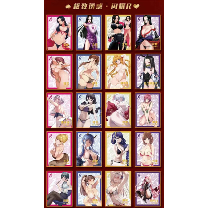 2024 новейшая коллекционная карточка истории богини, серия игр для взрослых, обменная карточка, Подарочная коробка с усилителем персонажа аниме