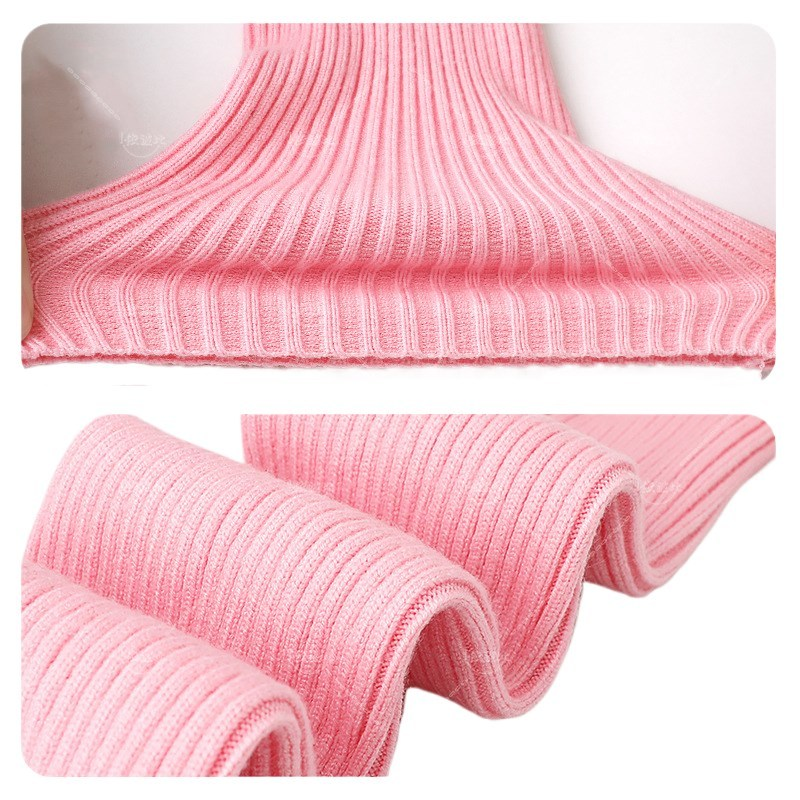 Ballet Dance Leg Warmers 65cm Stirrup Thigh High Body Wrappers Women Teenagers Over Knee Thermal Long Socks Straight Ribbed Knit