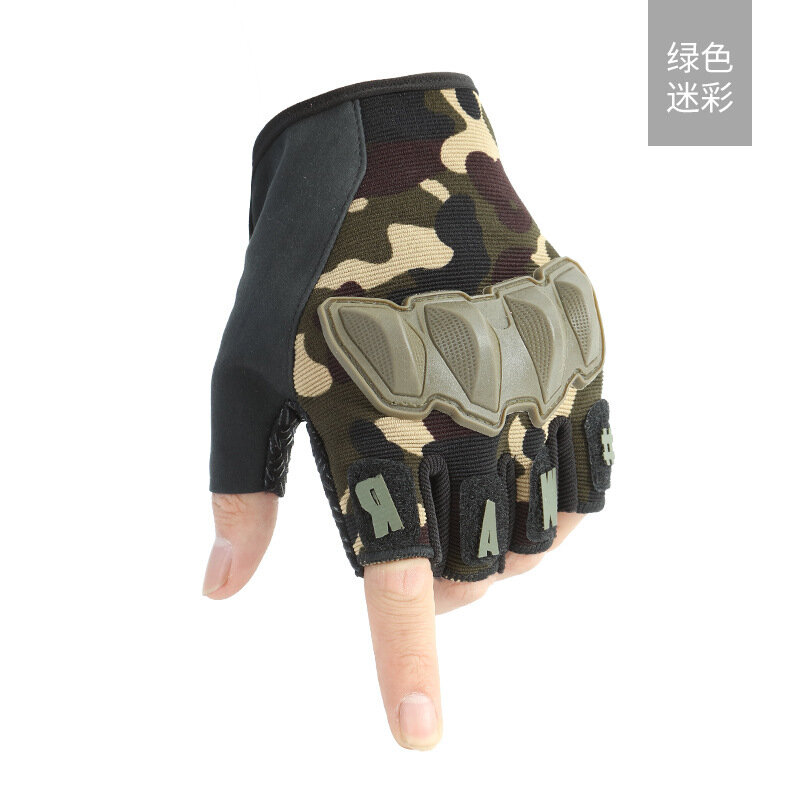 Tactical Half-finger Gloves Fitness Sunblock Riding Fingertip Training Motorcycle Spring Summer Outdoor Special Forces Hands