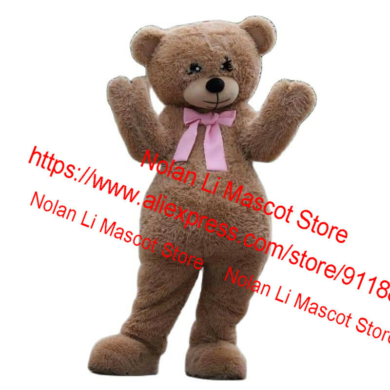Teddy Bear Mascot Costume Set, Role Playing Party Game, Anime dos desenhos animados, Promoção publicitária, Carnaval, Halloween Gift, Novo, 1069