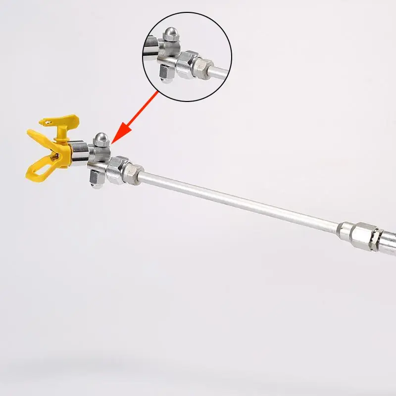 High Pressure Airless Sprayer Universal Joint Paint Spray Gun Elbow Turn Nozzle Holder Interface Accessories