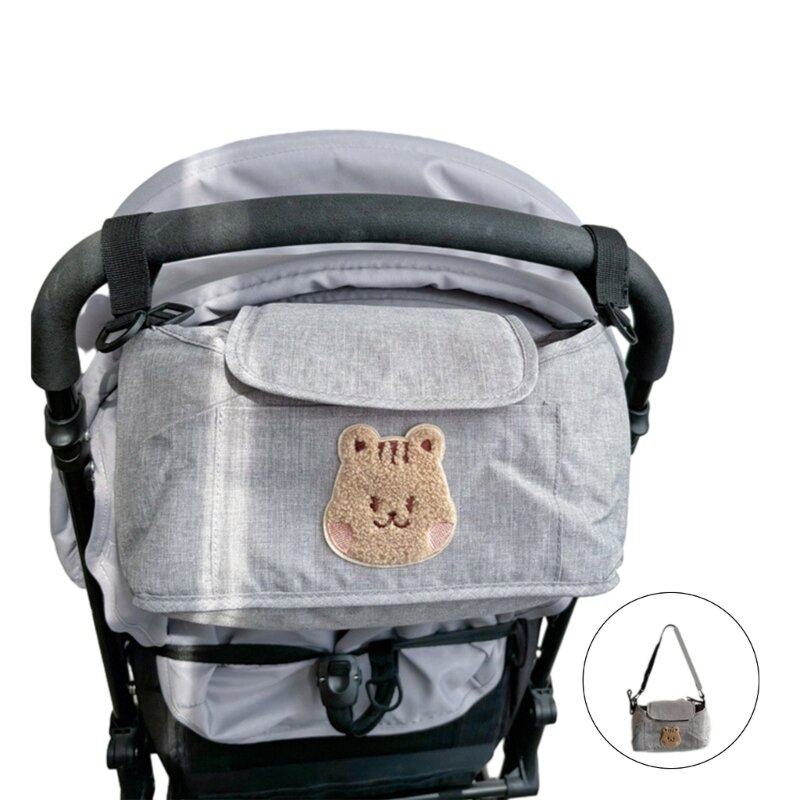 Y1UB 다용도 유모차 가방 유모차 걸이 가방 휴대하기 쉬운 엄마 가방 부모에게 딱 맞습니다. 임산부 및 공원 산책