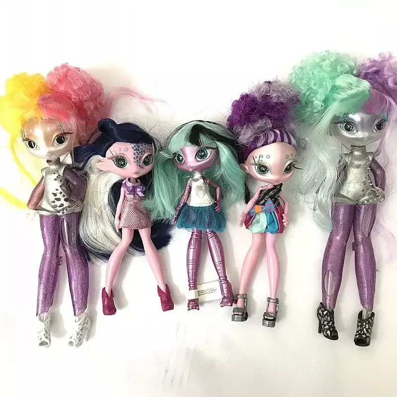 Novi Stars MGA Doll Toy com roupas, Una Verse Monsters Doll, presente de aniversário, cabelo comprido, presentes DIY para meninas, 20cm
