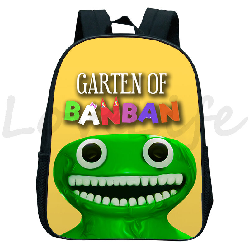 12นิ้วกระเป๋าเป้สะพายหลังของ Banban สำหรับเด็กโรงเรียนเด็กหญิงเด็กชายอนุบาลลายการ์ตูนกระเป๋าหนังสือเป้สะพายหลังขนาดเล็กของขวัญ
