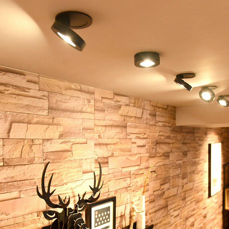 3/5/7/10W LED Downlight ห้องนอน Corridor ห้องครัวห้องนั่งเล่นโคมไฟเพดาน Spotlight พับ Store restuant เพดานโคมไฟ