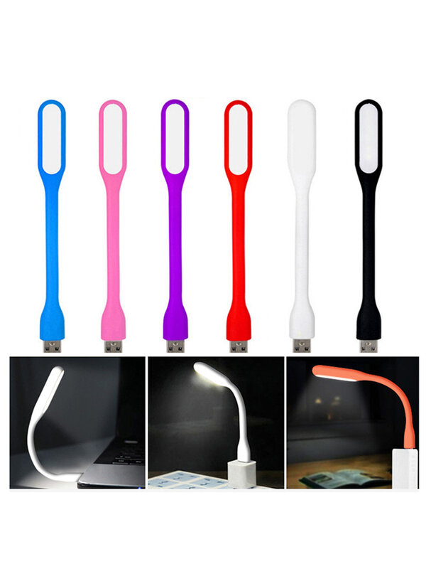 ขายร้อน10สีแบบพกพาสำหรับ Xiaomi USB LED Light พร้อม USB สำหรับ Power Bank/คอมพิวเตอร์ LED โคมไฟป้องกันสายตา USB LED แล็ปท็อป
