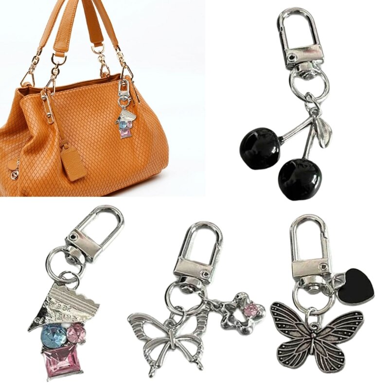 Porte-clés pendentif élégant unisexe, chaîne téléphone multifonctionnelle, porte-clés amusants, accessoire charme pour