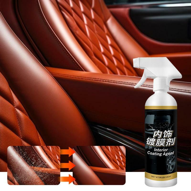 Spray de Proteção Car Trim Shine, Spray Restaurador Fácil de Utilizar, Solução para Interior e Revestimento, Automático Refrescante, 500ml