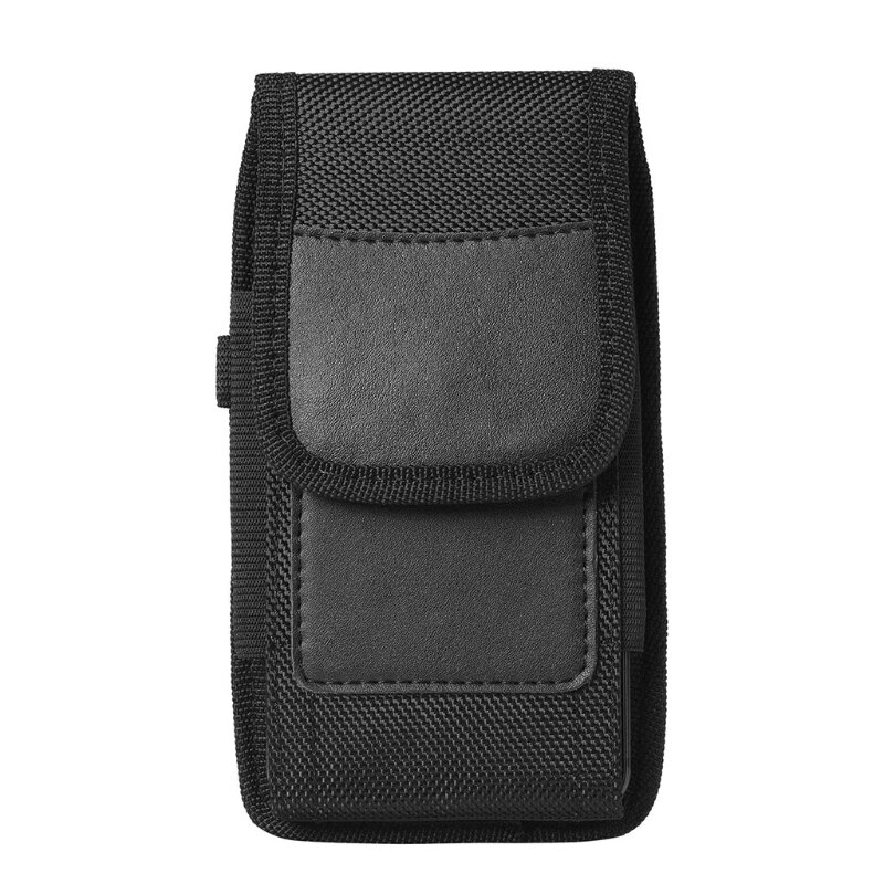 الهاتف المحمول الخصر حقيبة الهاتف الخليوي الحافظة النايلون الهاتف الحقيبة مع حزام حلقة E74B