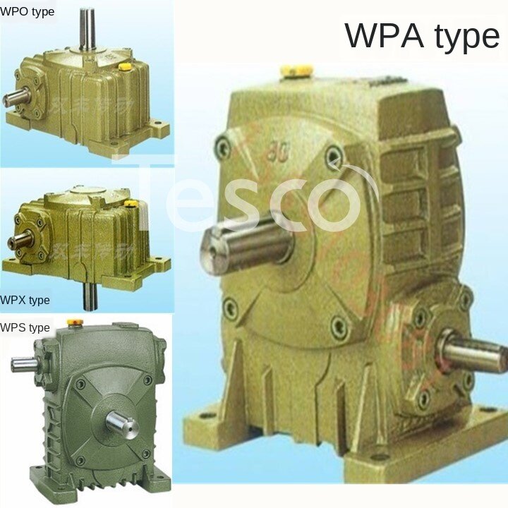 Reductor de gusano de turbina Wpa120wpo, WPX,WPS, caja de engranajes WP 120