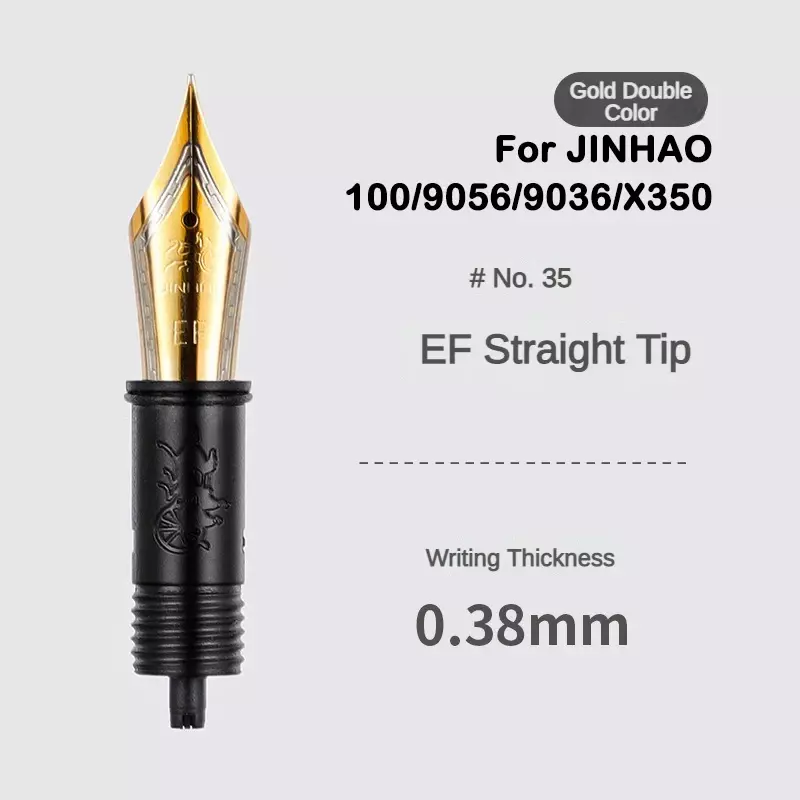 Pennino per penna stilografica Jinhao da 1/3 pezzi per forniture per ufficio scolastico stazionario serie 9019 / X159 / 82 / 82 mini/ 100 / 9056 / 9036 / 9016
