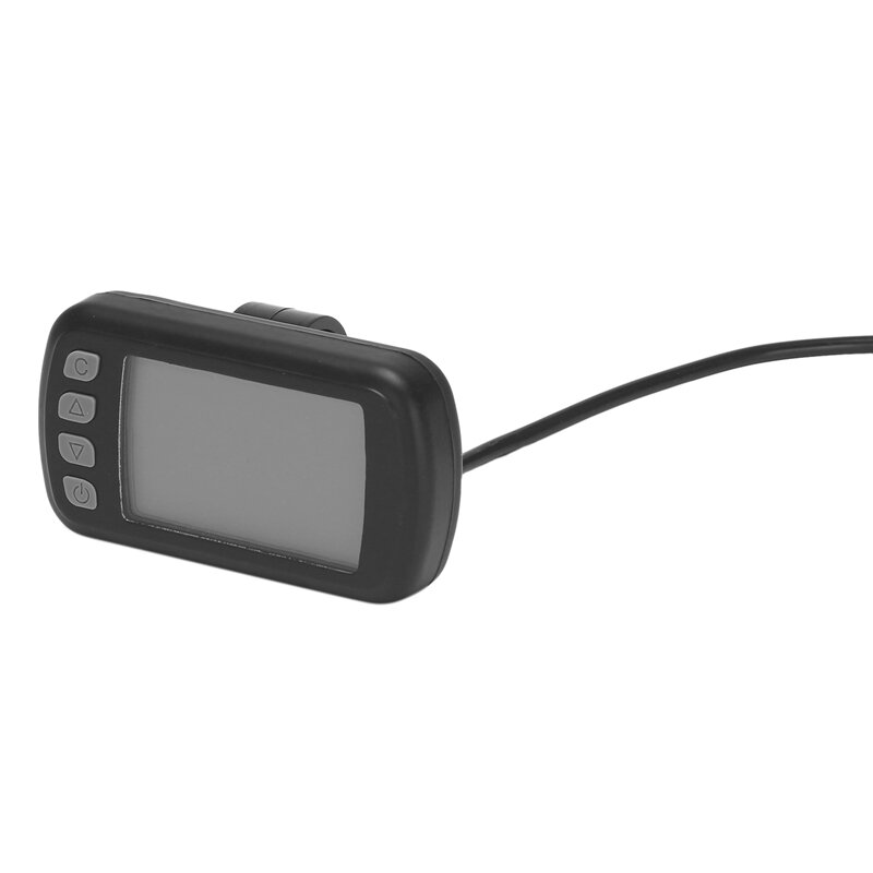 Mini Display LCD para bicicleta elétrica, Scooter, motocicleta, velocímetro, impermeável Ebike Display com 5 fios conectores
