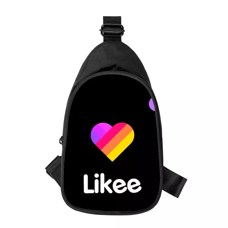 Lokee-Funny Love Heart Shoulder Bag para homens e mulheres, bolsa de peito cruzada, marido, escola, bolsa de peito, macho, gato, cachorro, diagonal, novo