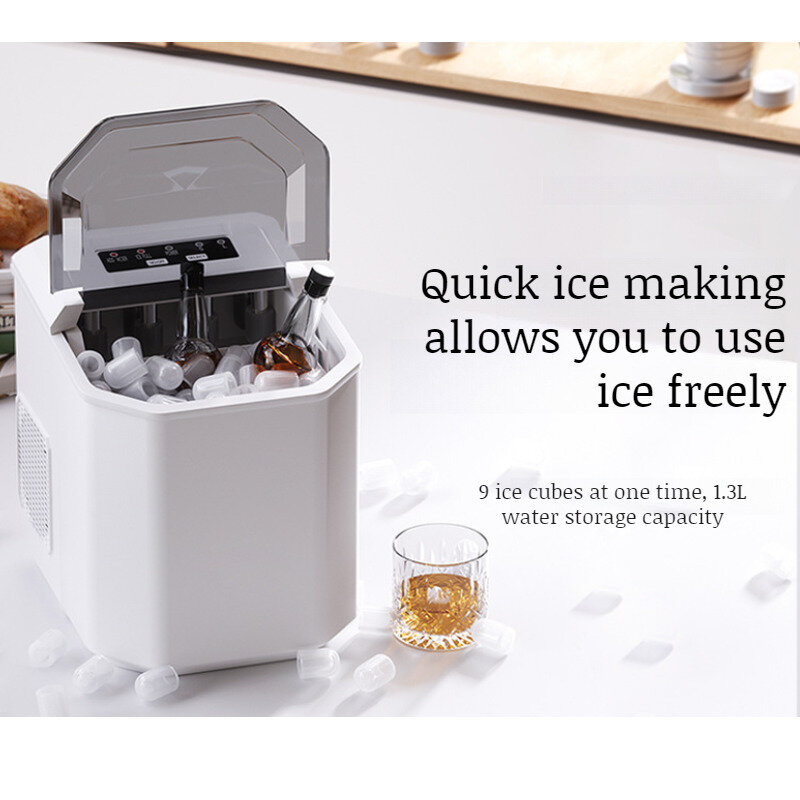 Home small ice maker mini bulletshaped ice automatic ice maker intelligent automatic ice maker
