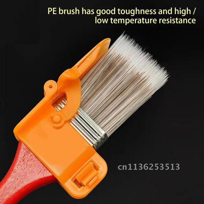 Set di strumenti professionali per pennelli per bordi multifunzionale per la pulizia della spazzola a rullo per dettagli della stanza della parete di casa