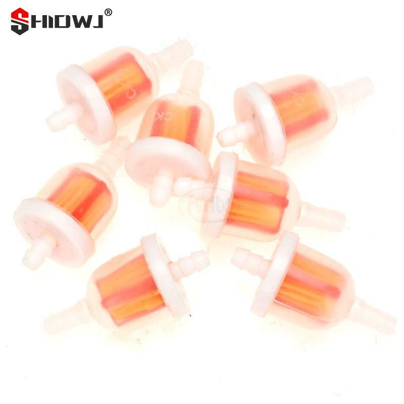 5Pcs Universal Motorcycle Small Engine Fram Plastic Fuel Gas Gasoline Filter With Magnet Professional Moto Oil Filter