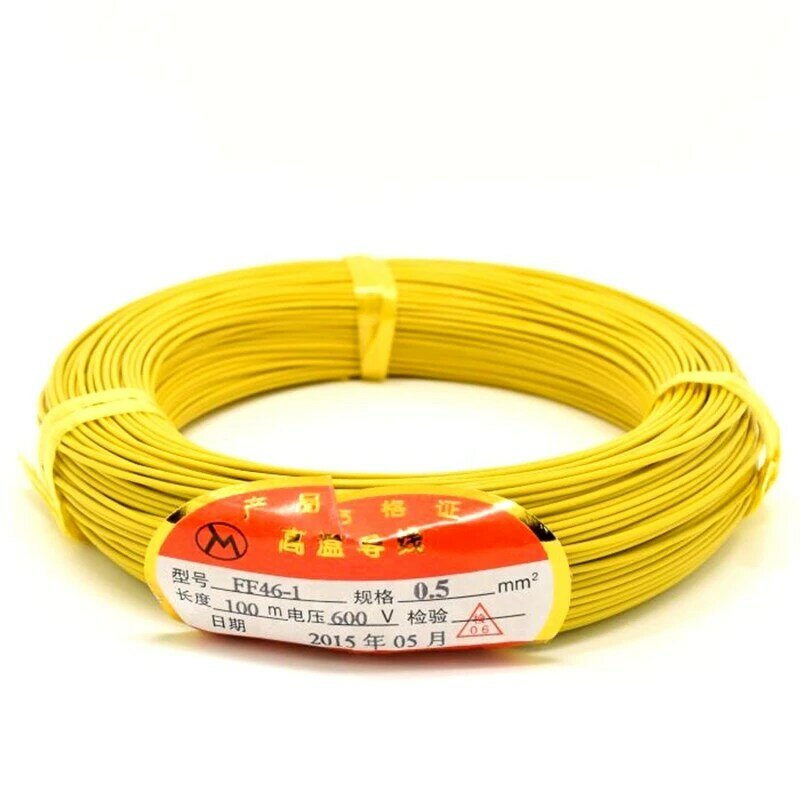 100M Cable Wire for Vehicle Loop Detector Coil Sensor Barrier 600V 0.5MM
