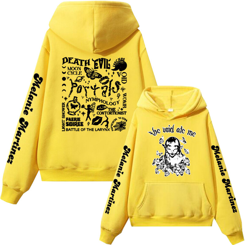 Zangeres Melanie Martinez Heren Hoodie Dames Mode Eenvoudige Lange Mouwen Pullover Street Harajuku Trendy Groot Y 2K Sweatshirt
