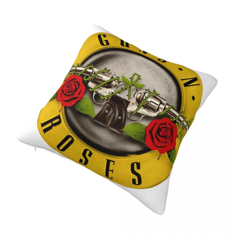 Guns N Roses Bullet Square Pillow Case for Sofa Throw Pillow