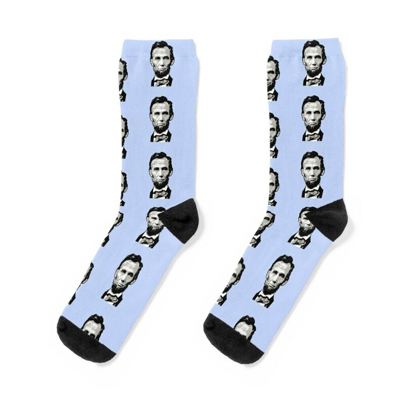 Calcetines de compresión de presidente americano para hombre y mujer, calcetines divertidos de regalo, abrahman LINCOLN