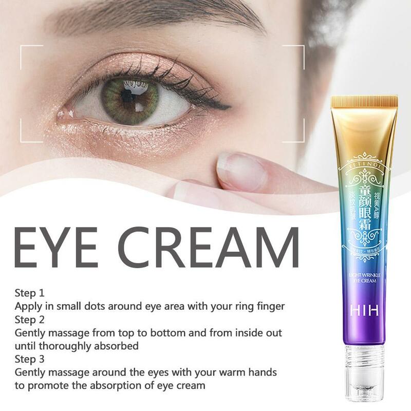 Retinol eine Anti-Falten-Augen creme verblasst feine Linien Anti-Pflege-Taschen Massage geräte Kreise Auge entfernen Schwellungen dunkle Augen Augen rolle b1y1