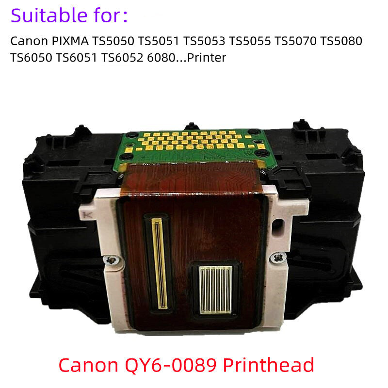 หัวพิมพ์หัวพิมพ์ QY6-0089สำหรับ Canon PIXMA TS5050 TS5053 TS5051 TS5055 TS5070 TS5080 TS6050 TS6051 TS6080 TS6052
