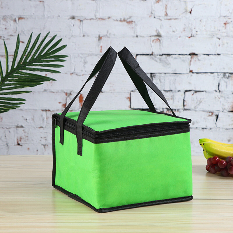 Insulated Thermal Cooler Bags Lunch Time Sandwich Drink Cool Storage Big Square Chilled Zip 4 Persons Tin Foil Food Bags Coffee