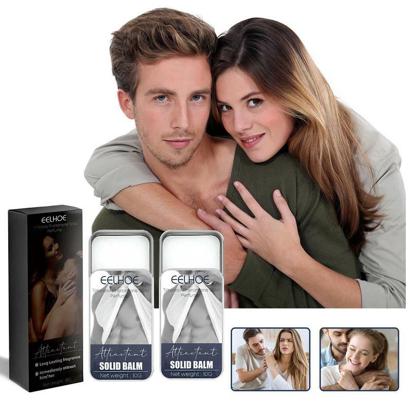 Parfum pria dan wanita, pheromon parfum padat tahan lama wangi alami deodoran saku portabel hadiah Balsem aroma