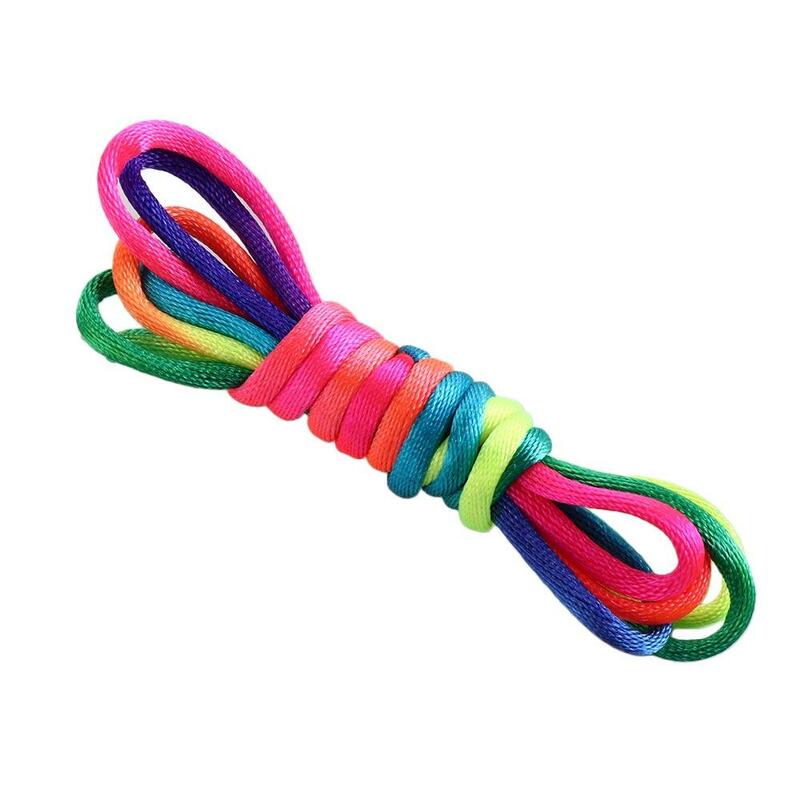 Inteligentna zabawka strunowe gry na palec gra edukacyjna kolorowy łańcuch zabawka nylonowa kolor tęczy nitka na palec