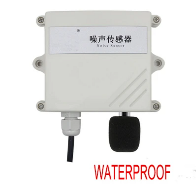 1pc High precision on line monitoring noise sensor transmitter Rs485 modbus RTU waterproof Noise sound sensor