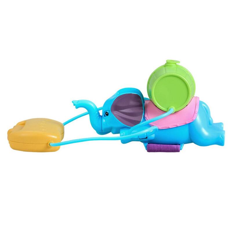 Water Squirt Toy Launcher para crianças Divertido Cartoon Elefante, Blastering Squirt, Pistola de água ao ar livre, Gams W I7C1