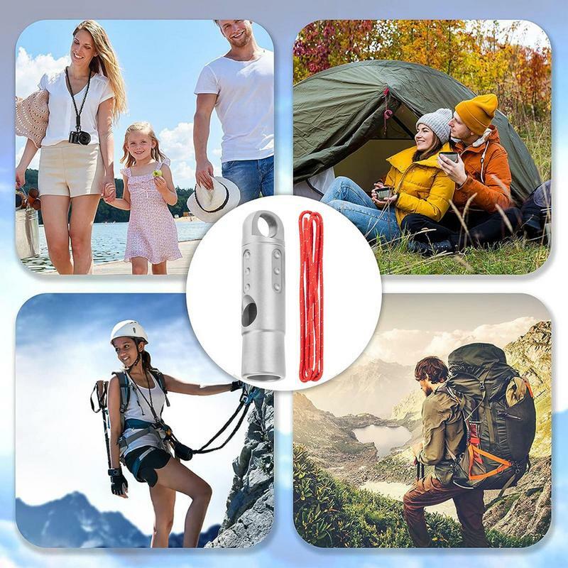 Urgent Whistle Survival Camping Whistle Survival Whistle Survival Gear Ultralight Loud Whistle Hiking Whistle With Lanyard Safet