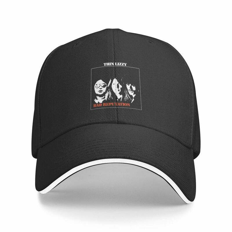 Band tipis Lizzy grafis untuk penggemar topi bisbol topi Visor topi keras pria wanita