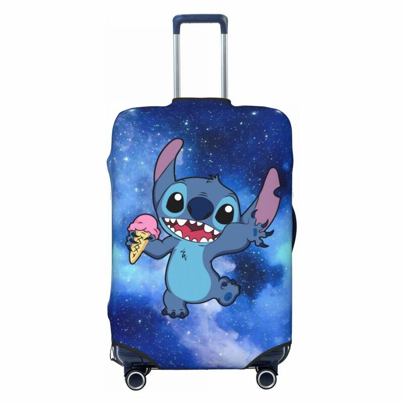 Custom Stitch Luggage Cover Cute Suitcase Protector Covers Suit For 18-32 inch