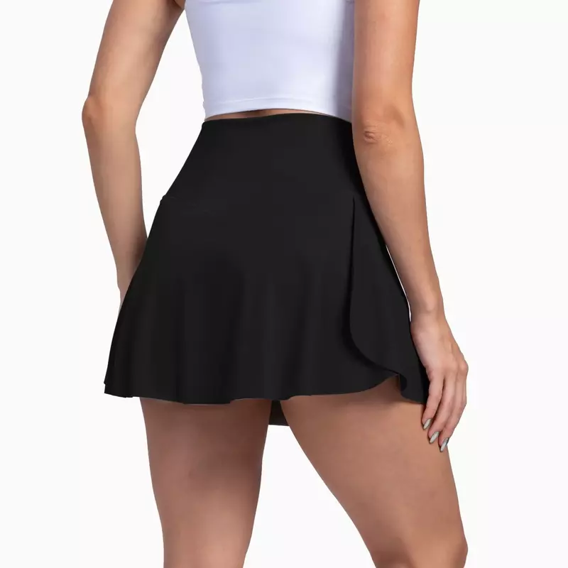 Yoga Sports Skirt Shorts Women's Sports Shorts Skirt  Tennis Skirt Leggings Gym Fitness Running Workout Shorts Women Clothing