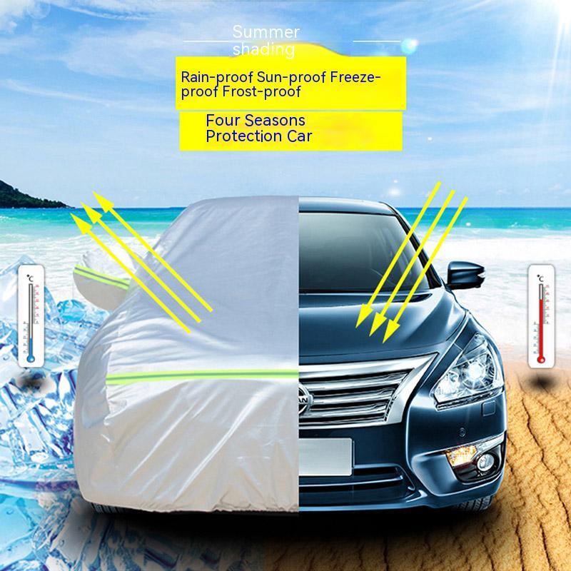 도요타 하이랜더용 자동차 커버, 야외 태양 UV 보호, 먼지 비 눈 보호, 자동 보호 커버