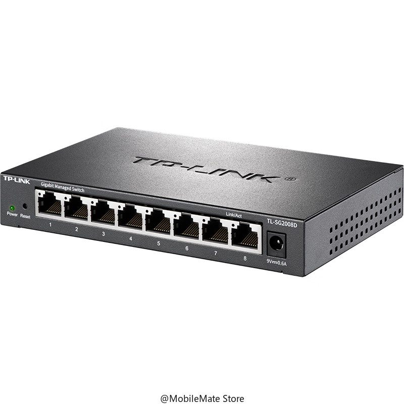 Commutateur de gestion de réseau Web de gigabit complet de 8 ports de TL-SG2008D de commutation de nuage de TP-LINK Mathiateur de câble de réseau