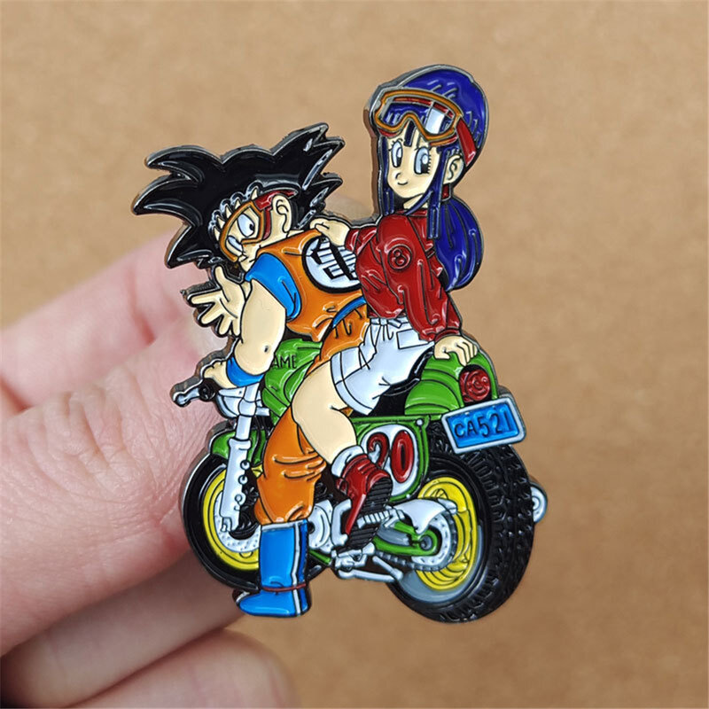 Anime Dragon Ball Son Goku Kakarotto Krillin Bejīta Yonsei Chaoz Ranchi Cosplay Rekwisieten Metalen Badge Pin Legering Broche Accessoires