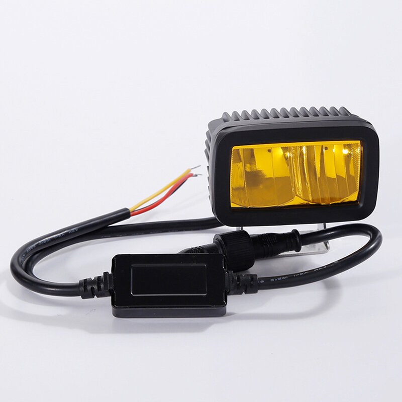 Lampe de sauna de conduite de moto, lumière LED MOTO RL UTV, blanc, jaune, faisceau haut et bas, antibrouillard de voiture, DC 12V, 24V, lampe de travail à LED, 20W