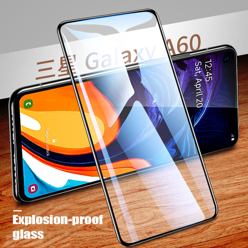 Protetor de tela de vidro temperado, tampa completa, Samsung Galaxy A13, A12, A32, A72, A22, A52, A51, A41, A71, A50, A70, 3pcs