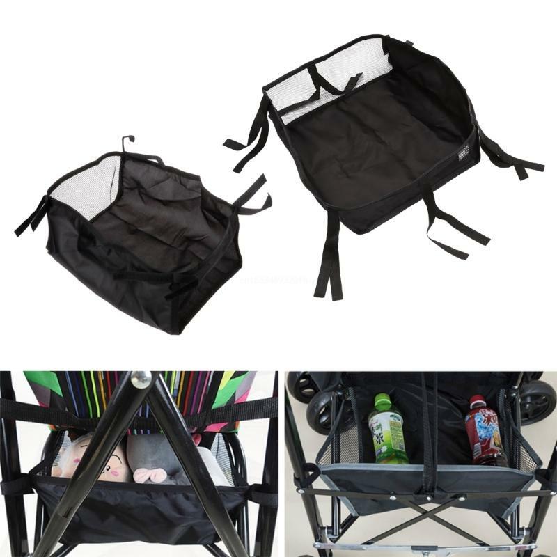 Cesta carrinho bebê recém-nascido pendurado cesta pequeno fácil instalar saco organizador portátil para carrinho